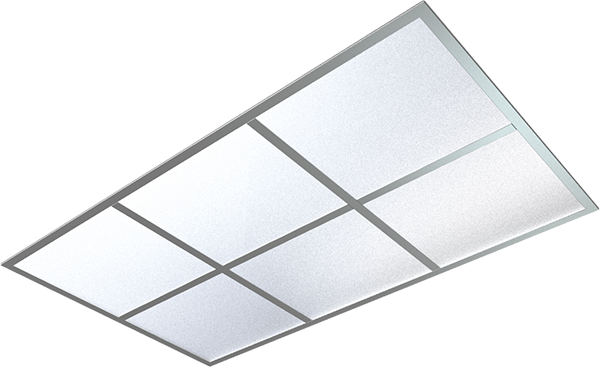 6 Pan Translucent T-Frame Ceiling