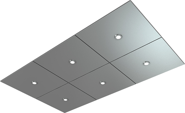 Stainless Pan Ceiling